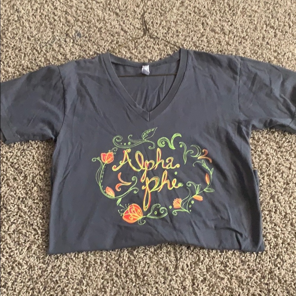 Alpha Phi Floral Top